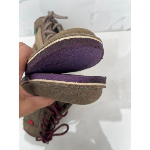 Kickers Mens Vintage Style Casual Ankle Boots Taupe Size 41 - Picture 10 of 11